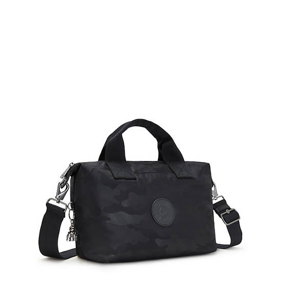 Sac Mini Kipling Kala Handbag Noir Camouflage | FR 1894WN